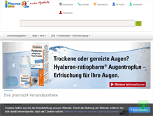 Tablet Screenshot of pharma24.de